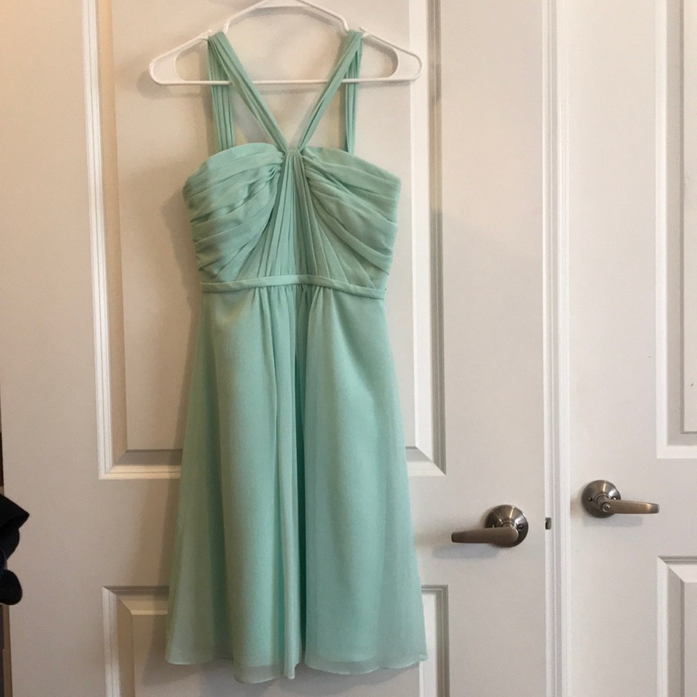 Teal bridesmaid dress